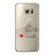 Coque rigide transparent J'aime Marseille pour Samsung Galaxy S6 Edge Plus