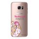 Coque rigide transparent Mademoiselle Bronzette pour Samsung Galaxy S7