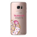 Coque Samsung Galaxy S7 rigide transparente Mlle Bronzette Dessin La Coque Francaise