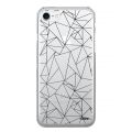 Coque iPhone 7/8/ iPhone SE 2020 rigide transparente Outline Noires Dessin Evetane
