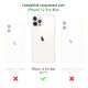Coque iPhone 12 Pro Max silicone transparente Fleurs Tropicales ultra resistant Protection housse Motif Ecriture Tendance Evetane
