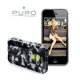 Coque Arriere Licence PURO Compatible iPhone 5 Army Noire