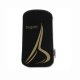 Slim Case Bugatti Soft Touch Neopren noir golden iPhone 3g 3gs 