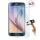 Lot de 3 vitres protectrices en verre trempé pour Samsung Galaxy S7 Edge