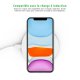 Coque iPhone 11 Pro silicone fond holographique Coeurs en confettis Design Evetane