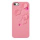 Coque pastel rose pour iPhone 5 Kirigami coeurs Switcheasy.