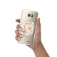 Coque Samsung Galaxy S7 silicone transparente Croquis visage ultra resistant Protection housse Motif Ecriture Tendance Evetane