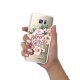 Coque Samsung Galaxy S7 silicone transparente Never give up ultra resistant Protection housse Motif Ecriture Tendance Evetane