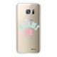 Coque Samsung Galaxy S7 silicone transparente Miami 30 ultra resistant Protection housse Motif Ecriture Tendance Evetane