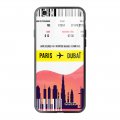 Coque en verre trempé iPhone 6 Plus / 6S Plus Blllet Paris-Dubaî Ecriture Tendance et Design Evetane.