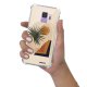Coque Samsung Galaxy S9 anti-choc souple angles renforcés transparente Palmier et Soleil beige Evetane