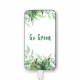 Batterie verre trempé 8000mAh Go green Motif Ecriture Tendance Evetane