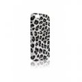 Coque DS.Styles Leopardo iPhone 5 / 5S blanc et noir