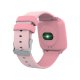 Montre connectée Bluetooth Enfant avec contrôle de la musique,distance parcourue,moniteur fréquence cardiaque - Rose