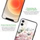 Coque iPhone 12 Mini Coque Soft Touch Glossy Never give up Design Evetane