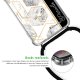 Coque cordon iPhone 11 Pro Max Dessin Marbre Noir Paradis La Coque Francaise