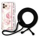 Coque cordon iPhone 11 Pro Max Dessin Marbre Rose Positive La Coque Francaise