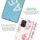 Coque Samsung Galaxy A51 silicone transparente Marbre Rose Positive ultra resistant Protection housse Motif Ecriture Tendance La Coque Francaise