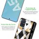 Coque Samsung Galaxy A51 5G silicone transparente Marbre Noir Inséparables ultra resistant Protection housse Motif Ecriture Tendance La Coque Francaise