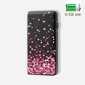 Batterie Universel noir Confettis De Coeur Motif Ecriture Tendance Evetane