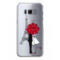 Coque Samsung Galaxy S8 rigide transparente Amour à Paris Dessin La Coque Francaise