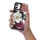 Coque iPhone 11 miroir Fleurs roses Design La Coque Francaise.