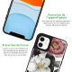 Coque iPhone 11 miroir Fleurs roses Design La Coque Francaise.