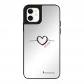 Coque iPhone 11 miroir Coeur Noir Amour Design La Coque Francaise.