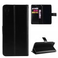 Etui Coque pour iPhone XR Noir, Protection Portefeuille Livre Emplacement cartes, support dépliant, Languette Magnétique