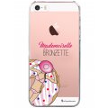 Coque iPhone SE / 5S / 5 rigide transparente Mlle Bronzette Dessin La Coque Francaise