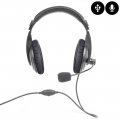 Casque stéréo USB avec micro gris