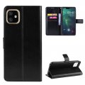 Etui Coque iPhone 11 Noir, Protection Portefeuille Livre Emplacement cartes, support dépliant, Languette Magnétique