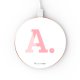 Chargeur Induction contour gold blanc Initiale A La Coque Francaise
