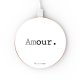 Chargeur Induction contour gold blanc Amour La Coque Francaise