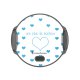 Support voiture avec charge à induction Pluie de Bonheur Bleu La Coque Francaise