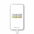 Batterie en verre trempé universel 8000mAh Paname Motif Ecriture Tendance La Coque Francaise