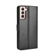 Etui Coque Samsung Galaxy S21 5G Protection Portefeuille Livre Emplacement cartes , support dépliant et Languette Magnétique 