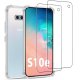 Coque Samsung Galaxy S10e  Antichoc Silicone + 2 verres trempés.