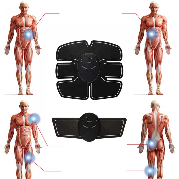 Ceinture Abdominale Electrostimulation Electrostimulateur Musculaire  Entraînement Abdominal Portable 12 Modes 19 Intensités Con - Cdiscount Sport