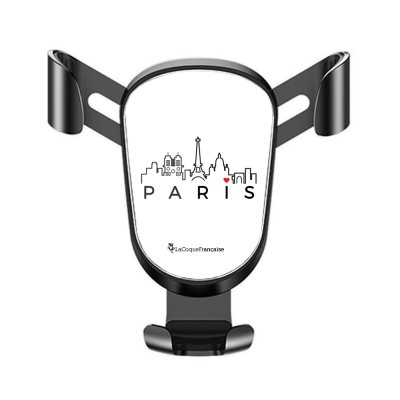 Support téléphone voiture Skyline Paris Motif Ecriture Tendance La Coque Francaise