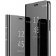 Etui Coque Samsung Galaxy A51 à rabat clear view translucide Support Miroir Anti chocs Noir