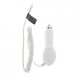 Chargeur allume-cigare iPhone 6/6 Plus/5/5s/5c - Blanc