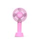 Ventilateur et haut parleur bluetooth - Rose