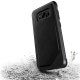 Xdoria Coque Defense Lux Cuir Noir Pour Galaxy S8 