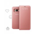 Samsung Etui Led View Cover Rose Pour Galaxy S8 