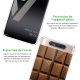 Coque Samsung Galaxy A80 anti-choc souple angles renforcés transparente Chocolat Evetane