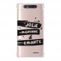 Coque Samsung Galaxy A80 anti-choc souple angles renforcés transparente Jolie Mignonne et chiante Evetane