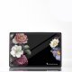 Enceinte bluetooth noire Fleurs roses La Coque Francaise