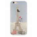 Coque iPhone 6/6S rigide transparente Love Paris Dessin La Coque Francaise