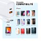 Chargeur iPhone 12 Mini ultra rapide 20 W fourni avec Cable USB-C 